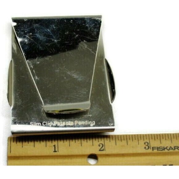 Slim Clip Money Clip Stainless Steel Wallet Credit Card  Silver - Picture 9 of 9